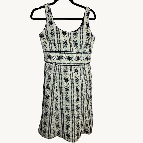 Carole Little Dresses & Skirts - Carole Little Boho black & white dress Embroidery Size 8